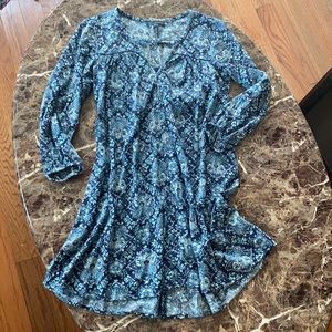 American Eagle Long Sleeve Swing Dress
